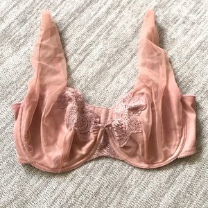 Victoria’s Secret sheer strap bra sz 36C gold tag